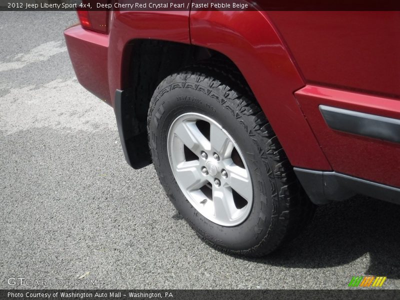 Deep Cherry Red Crystal Pearl / Pastel Pebble Beige 2012 Jeep Liberty Sport 4x4