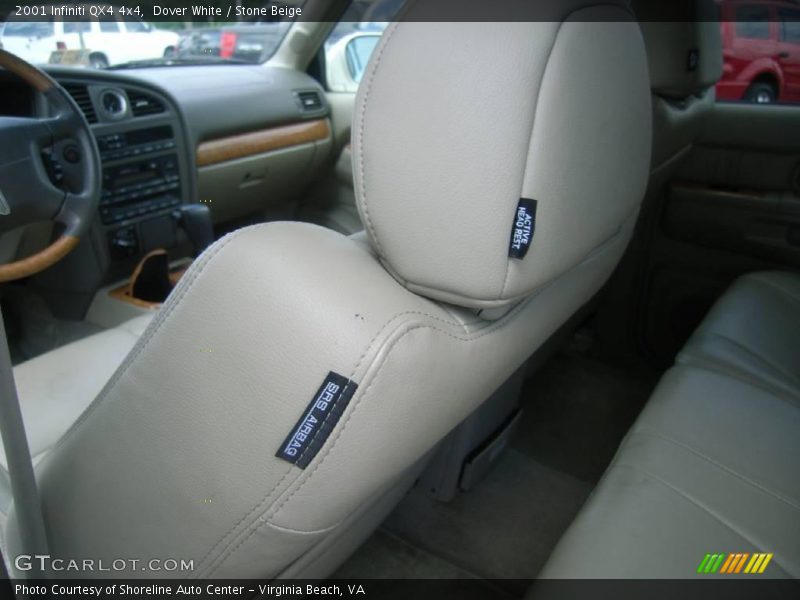 Dover White / Stone Beige 2001 Infiniti QX4 4x4