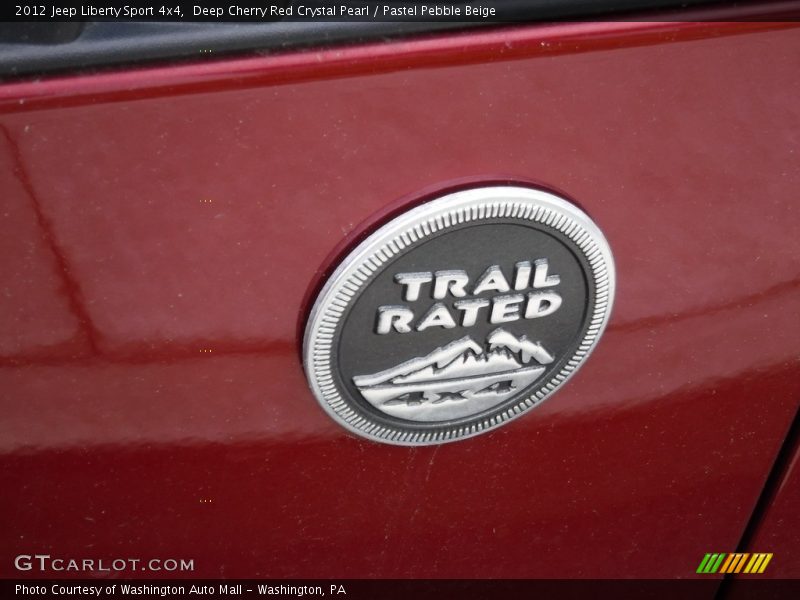 Deep Cherry Red Crystal Pearl / Pastel Pebble Beige 2012 Jeep Liberty Sport 4x4