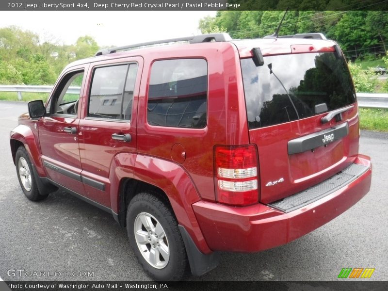 Deep Cherry Red Crystal Pearl / Pastel Pebble Beige 2012 Jeep Liberty Sport 4x4