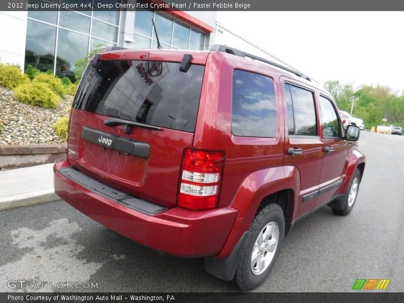 Deep Cherry Red Crystal Pearl / Pastel Pebble Beige 2012 Jeep Liberty Sport 4x4