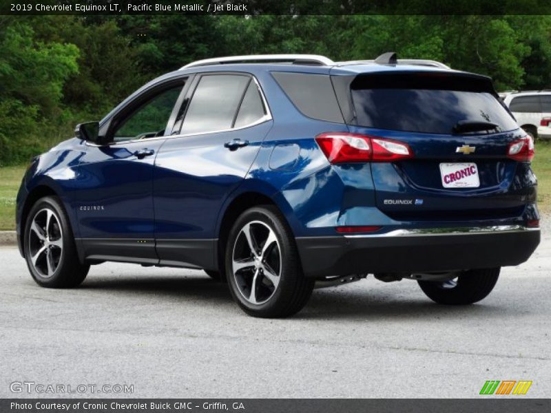 Pacific Blue Metallic / Jet Black 2019 Chevrolet Equinox LT