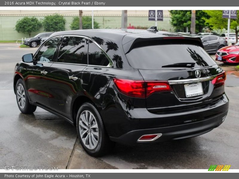 Crystal Black Pearl / Ebony 2016 Acura MDX Technology