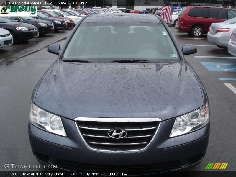 Slate Blue / Gray 2009 Hyundai Sonata GLS V6