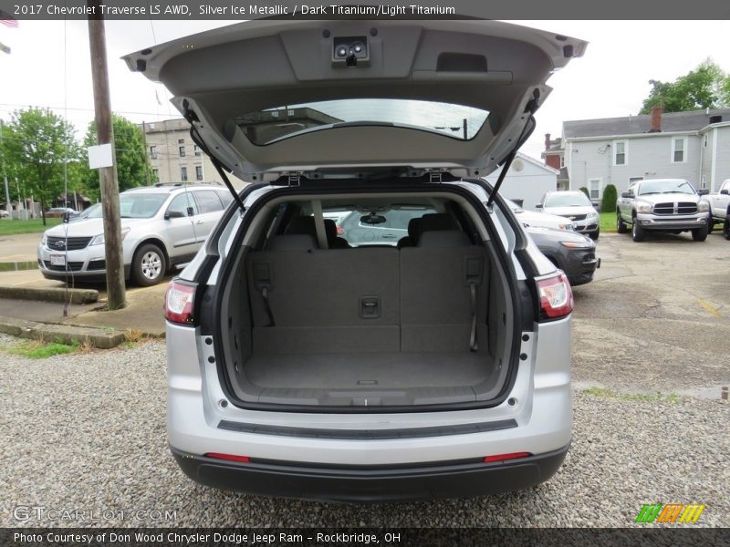 Silver Ice Metallic / Dark Titanium/Light Titanium 2017 Chevrolet Traverse LS AWD