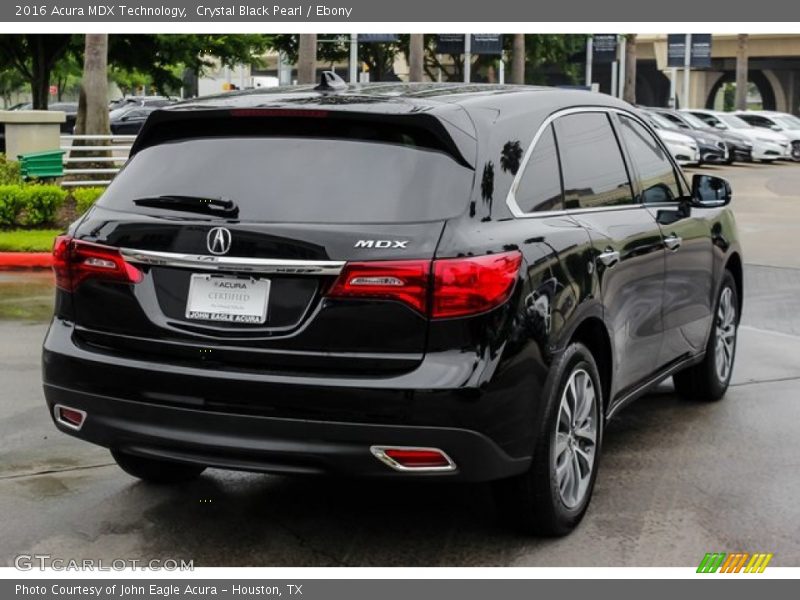 Crystal Black Pearl / Ebony 2016 Acura MDX Technology