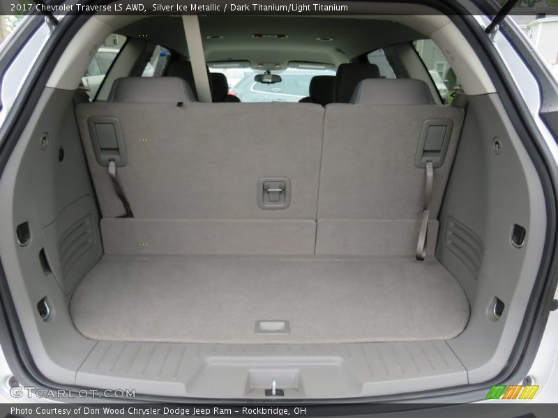 Silver Ice Metallic / Dark Titanium/Light Titanium 2017 Chevrolet Traverse LS AWD