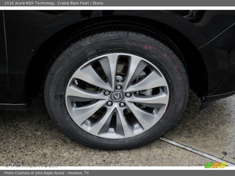 Crystal Black Pearl / Ebony 2016 Acura MDX Technology