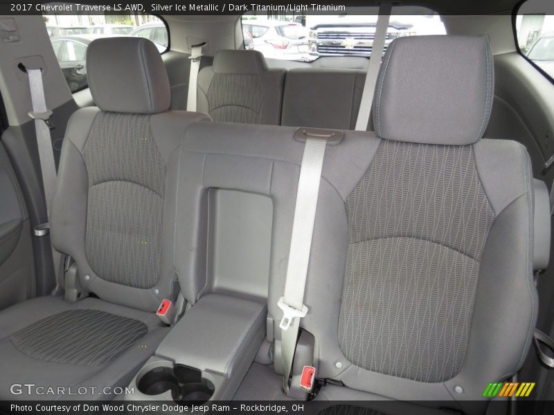 Silver Ice Metallic / Dark Titanium/Light Titanium 2017 Chevrolet Traverse LS AWD