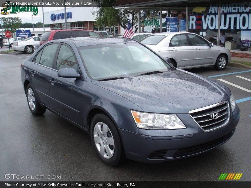 Slate Blue / Gray 2009 Hyundai Sonata GLS V6