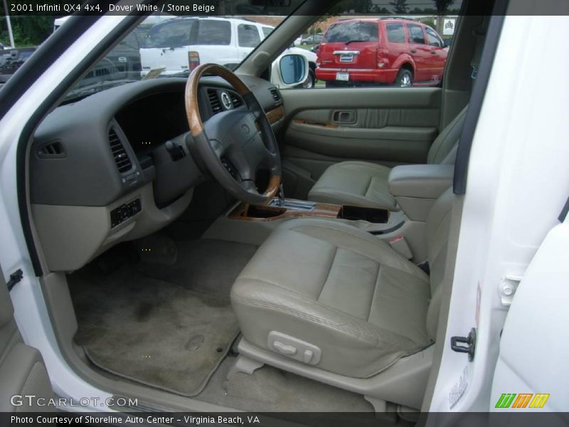 Dover White / Stone Beige 2001 Infiniti QX4 4x4