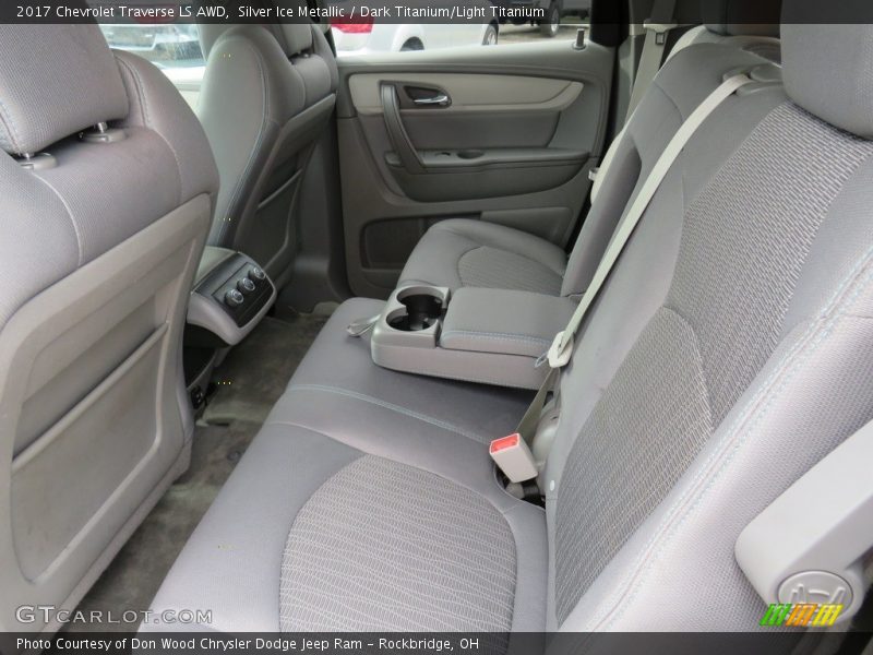 Silver Ice Metallic / Dark Titanium/Light Titanium 2017 Chevrolet Traverse LS AWD