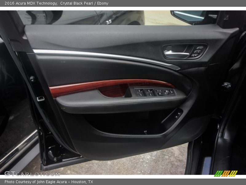 Crystal Black Pearl / Ebony 2016 Acura MDX Technology