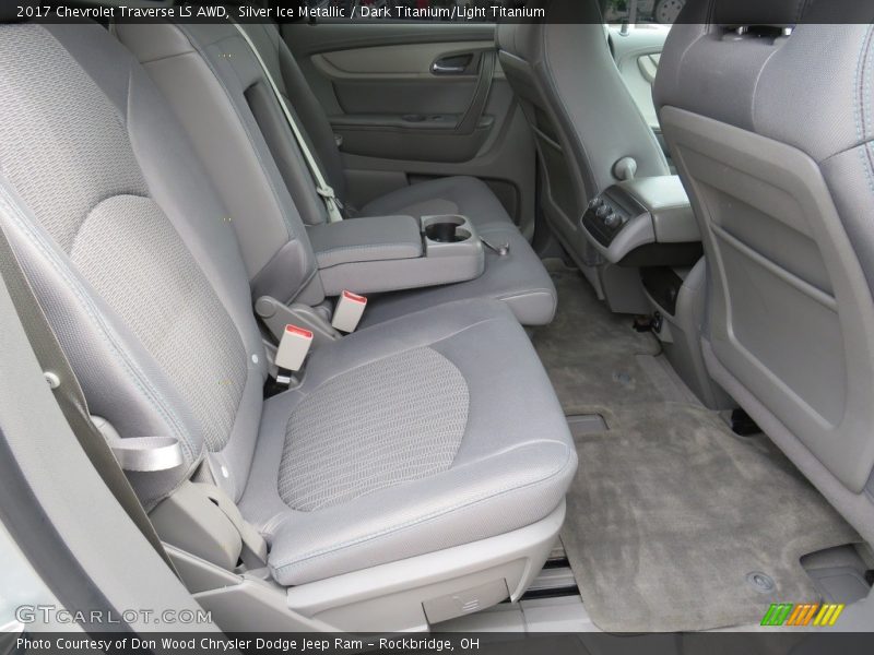 Silver Ice Metallic / Dark Titanium/Light Titanium 2017 Chevrolet Traverse LS AWD
