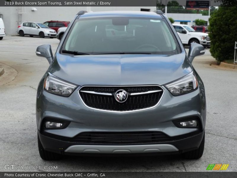 Satin Steel Metallic / Ebony 2019 Buick Encore Sport Touring