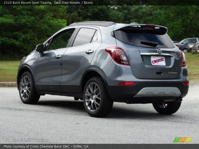 Satin Steel Metallic / Ebony 2019 Buick Encore Sport Touring