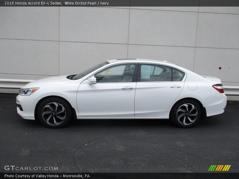 White Orchid Pearl / Ivory 2016 Honda Accord EX-L Sedan