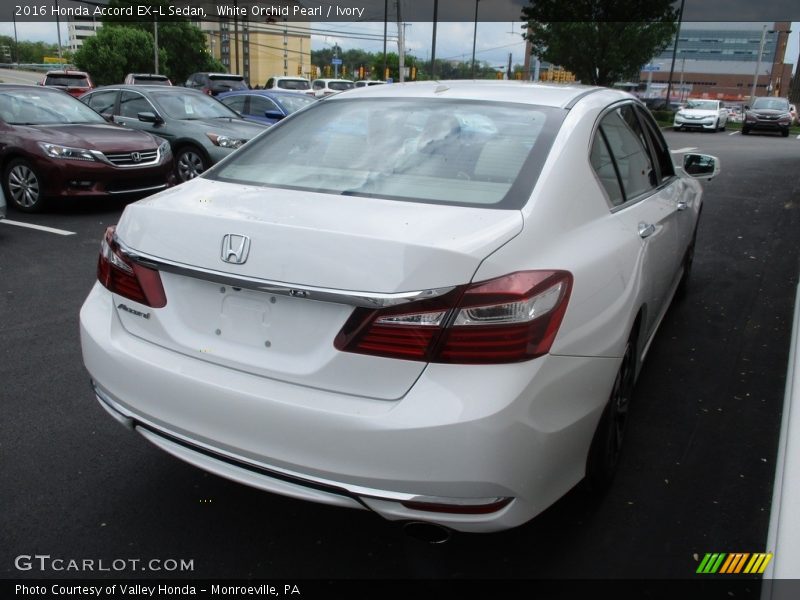 White Orchid Pearl / Ivory 2016 Honda Accord EX-L Sedan