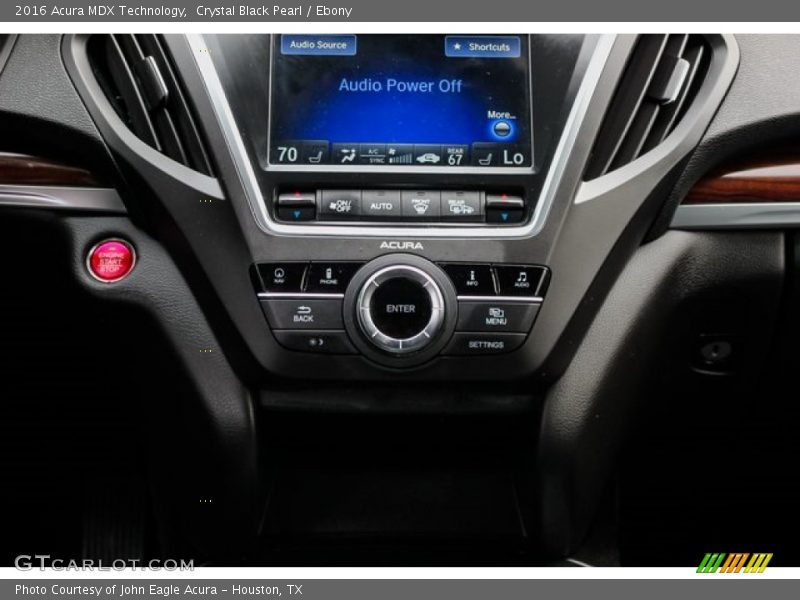 Crystal Black Pearl / Ebony 2016 Acura MDX Technology
