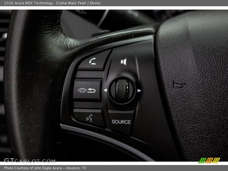 Crystal Black Pearl / Ebony 2016 Acura MDX Technology
