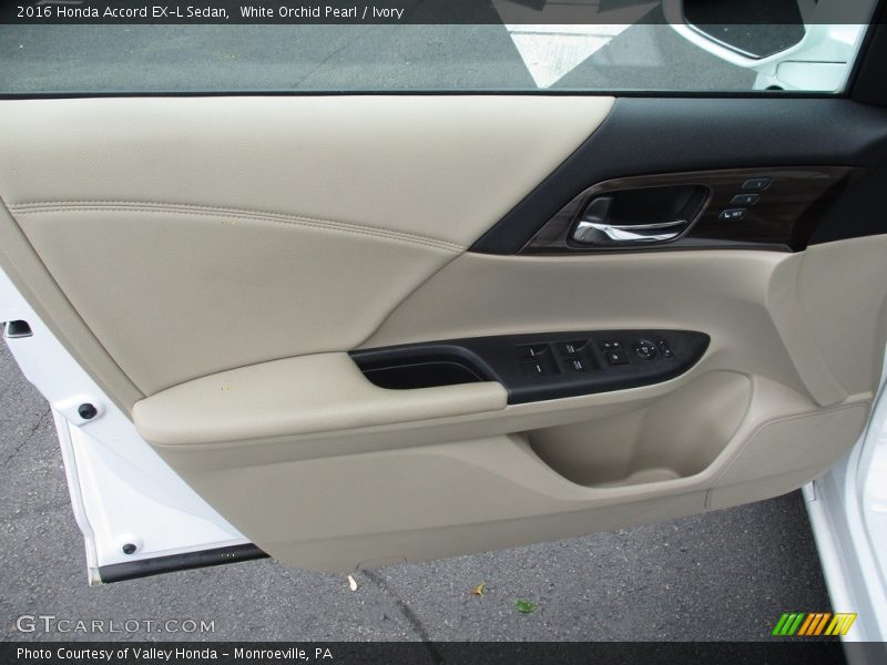 White Orchid Pearl / Ivory 2016 Honda Accord EX-L Sedan