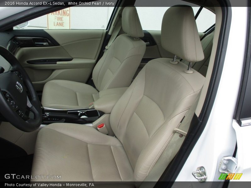 White Orchid Pearl / Ivory 2016 Honda Accord EX-L Sedan