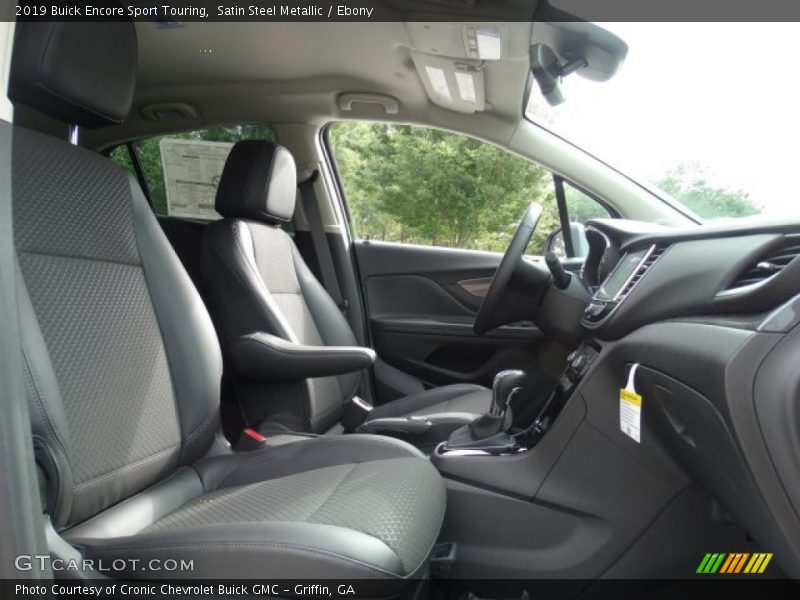 Satin Steel Metallic / Ebony 2019 Buick Encore Sport Touring