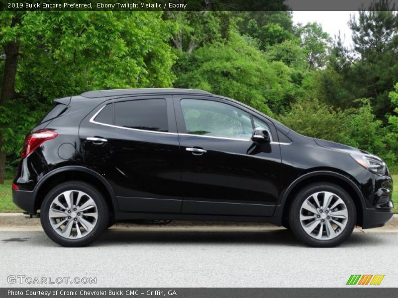  2019 Encore Preferred Ebony Twilight Metallic
