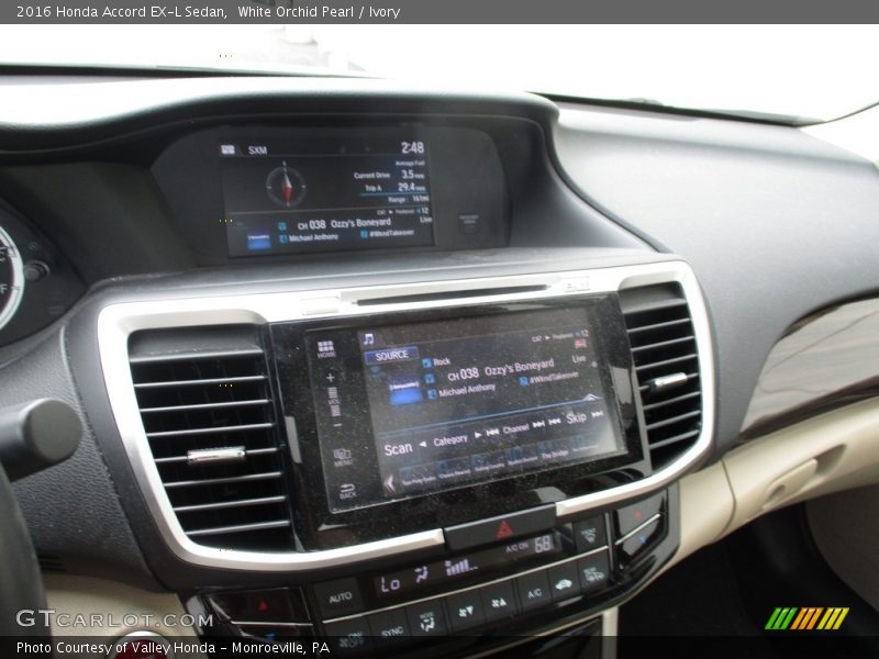 White Orchid Pearl / Ivory 2016 Honda Accord EX-L Sedan