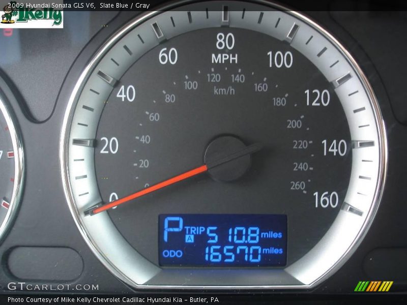 Slate Blue / Gray 2009 Hyundai Sonata GLS V6