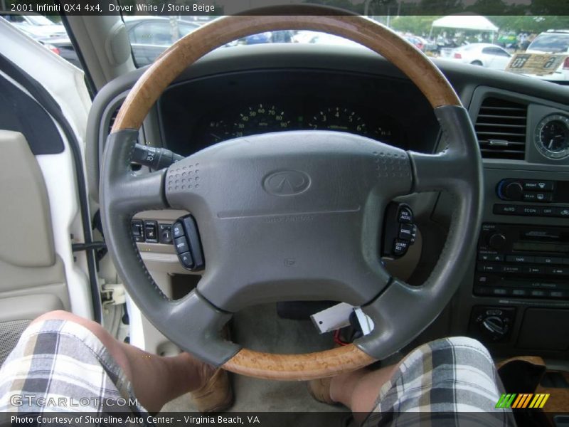 Dover White / Stone Beige 2001 Infiniti QX4 4x4