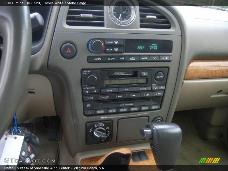 Dover White / Stone Beige 2001 Infiniti QX4 4x4