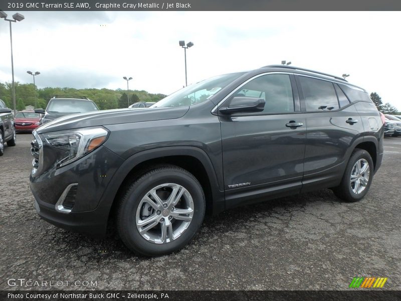 Graphite Gray Metallic / Jet Black 2019 GMC Terrain SLE AWD