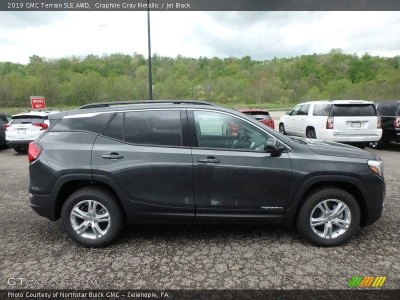 Graphite Gray Metallic / Jet Black 2019 GMC Terrain SLE AWD