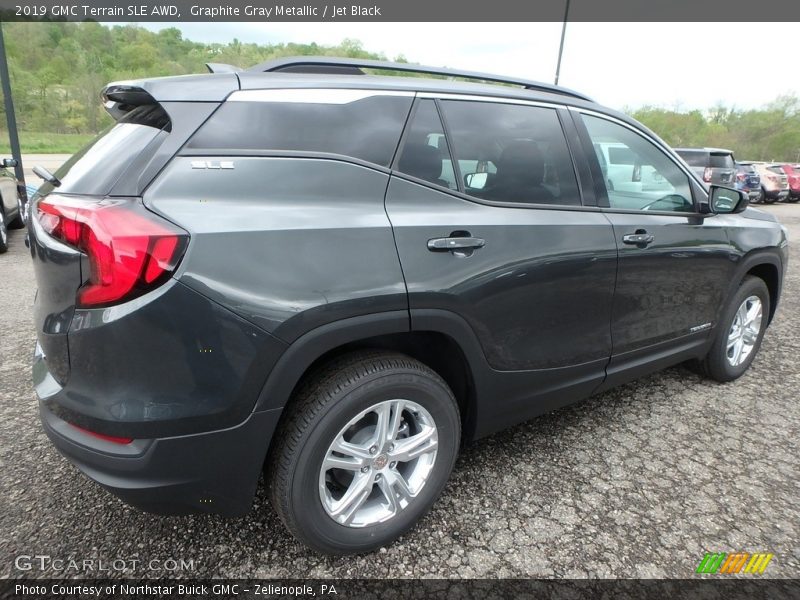 Graphite Gray Metallic / Jet Black 2019 GMC Terrain SLE AWD