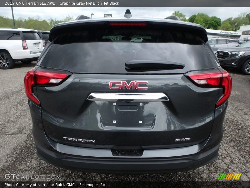 Graphite Gray Metallic / Jet Black 2019 GMC Terrain SLE AWD