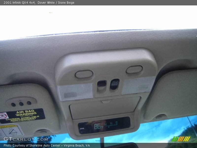 Dover White / Stone Beige 2001 Infiniti QX4 4x4