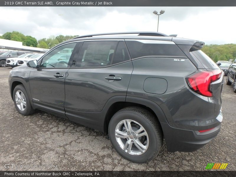 Graphite Gray Metallic / Jet Black 2019 GMC Terrain SLE AWD
