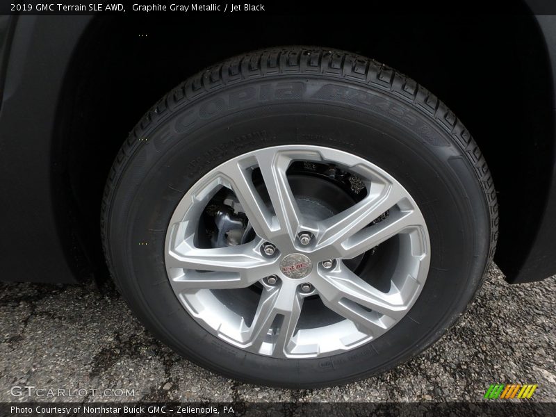 Graphite Gray Metallic / Jet Black 2019 GMC Terrain SLE AWD