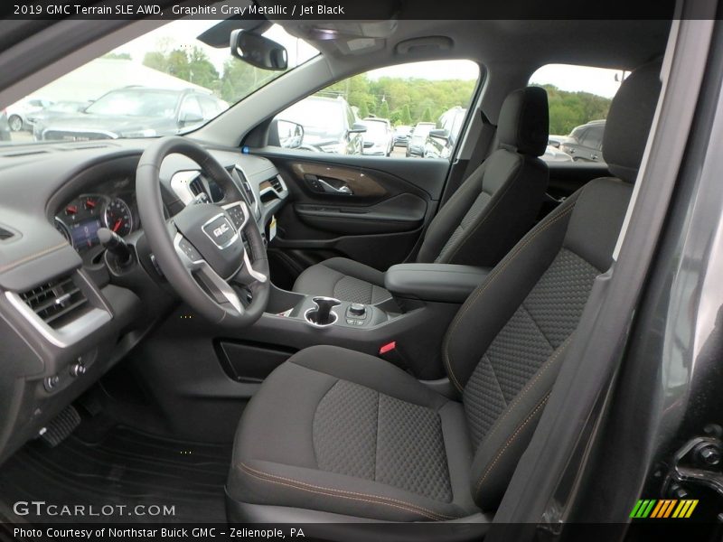 Graphite Gray Metallic / Jet Black 2019 GMC Terrain SLE AWD
