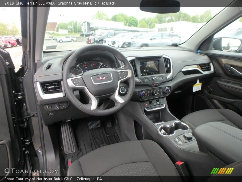 Graphite Gray Metallic / Jet Black 2019 GMC Terrain SLE AWD