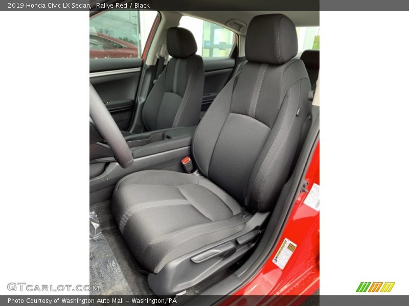 Rallye Red / Black 2019 Honda Civic LX Sedan