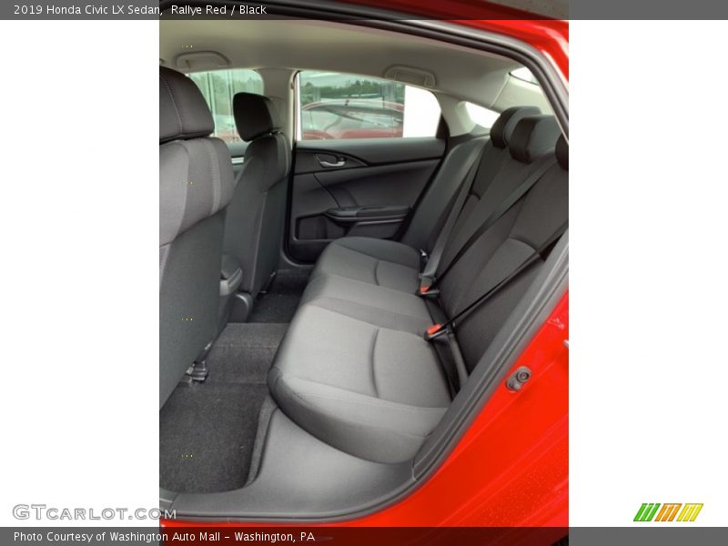 Rallye Red / Black 2019 Honda Civic LX Sedan