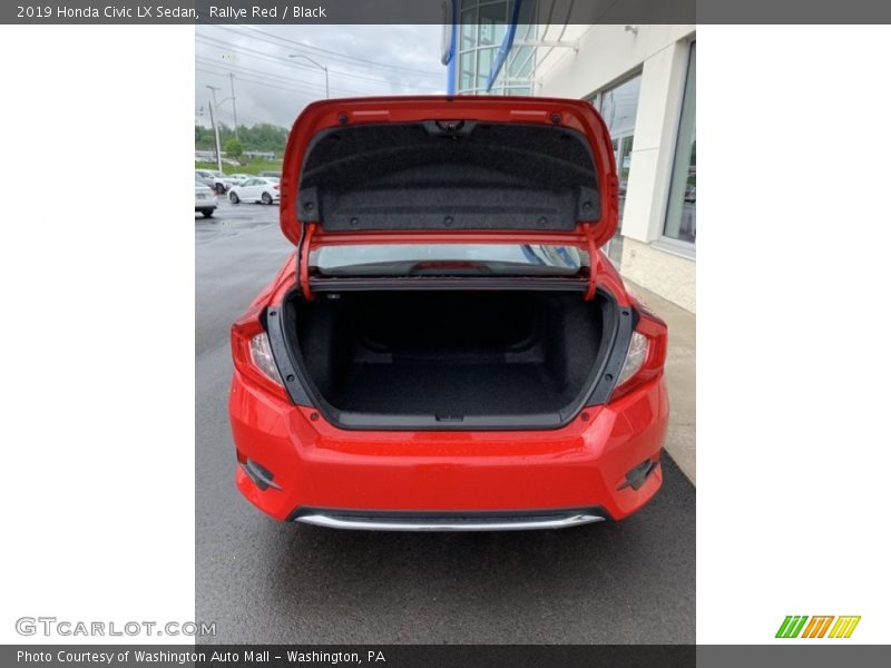 Rallye Red / Black 2019 Honda Civic LX Sedan