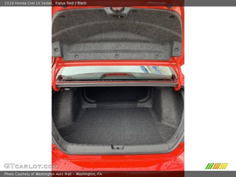 Rallye Red / Black 2019 Honda Civic LX Sedan