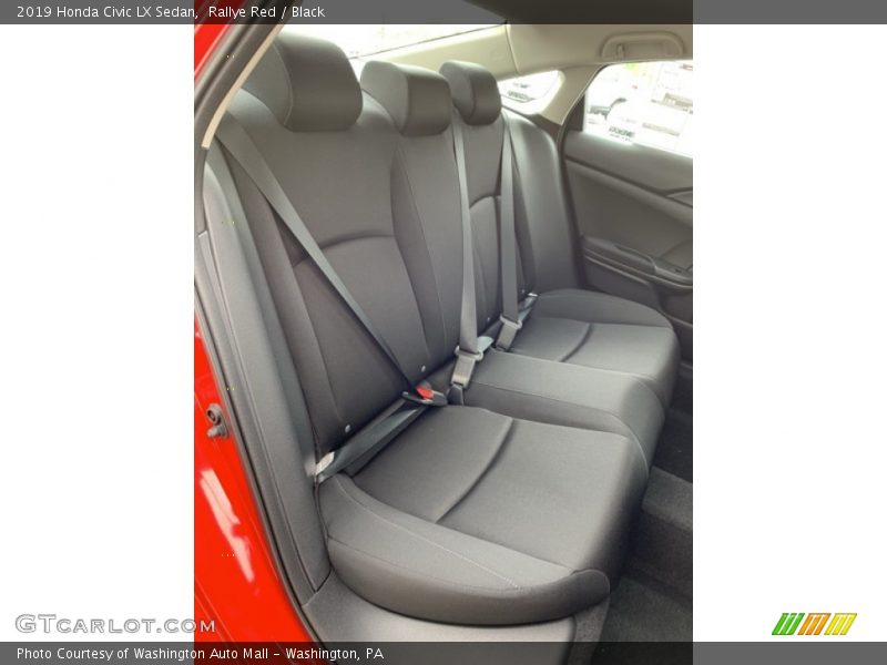 Rallye Red / Black 2019 Honda Civic LX Sedan