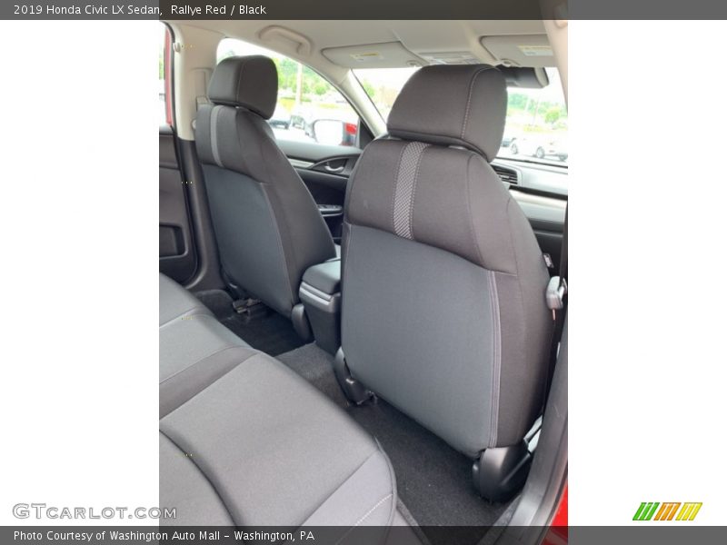Rallye Red / Black 2019 Honda Civic LX Sedan