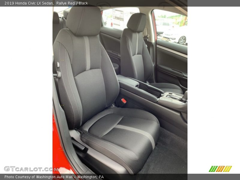 Rallye Red / Black 2019 Honda Civic LX Sedan