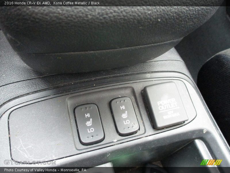Kona Coffee Metallic / Black 2016 Honda CR-V EX AWD