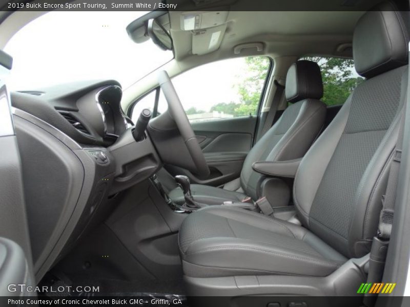 Front Seat of 2019 Encore Sport Touring